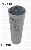 Гофра EURO-II  (ГС) L=390мм, D= 110мм 533602-1203024