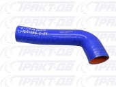 Патрубок радиатора (верхний)  L=125х265, D=58 (СИНИЙ) 6520-1303010-01