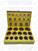 Кольцо РТИ (386шт.)  СИЛИКОН (желтый) VITON 1001801 (5С) VITON, НБР01С-VITON