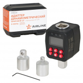 Адаптер динамометрический цифровой 1/2" 5-100Нм, с переходниками (1/4", 3/8"), кейс 03479, ATBN202