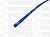 Патрубок прямой (СИНИЙ) D=06,  L=1100  (3 слоя 4мм) 47165, 06-1100