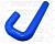 Патрубок J-образный  (СИНИЙ) D=51,  L=125х100х350, угол=180* 52314, J051-125-100-350
