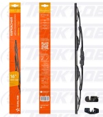 Щетка дворника  (AIRLINE) 16" (400мм)  (2 адаптера) 17210, AWB-K-410