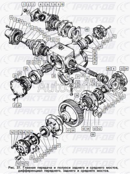 Средний редуктор хово схема