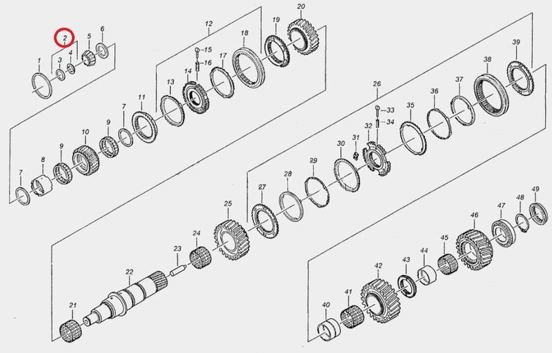 Кпп zf 9s1310 схема сборки