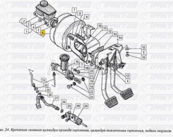 Усилитель вакуумный  ГАЗ-2410 (ОАО ГАЗ) 24-3510010-02