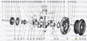 Диск сцепления (Триал) ГАЗ-3310 (Д-245) 71.4301Г-1601130-01