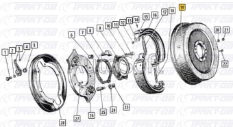 Барабан ручного тормоза 375-3507050-В