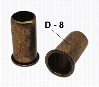 Втулка тормозной трубки (ПА) d=10х1мм (латунь) (ТИССАН)