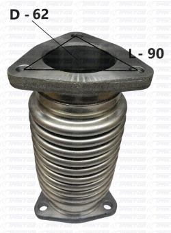 Металлорукав в сборе  (СПЕЦМАШ) ЯМЗ-238НБ 238НБ-1008088