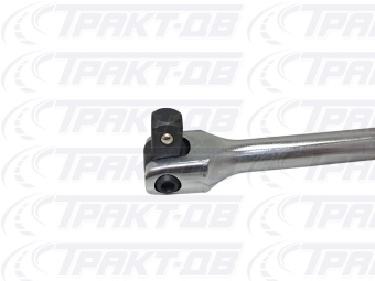 Вороток однорычажный с квадратом 1/2" на шарнире (хромированный) 380мм CrV 14066 MASTER