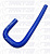 Патрубок J-образный  (СИНИЙ) D=22,  L=125х100х350, угол=180* 52306, J022-125-100-350