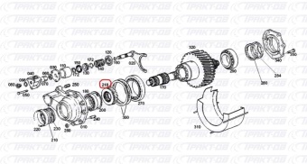 Муфта включающая   ZF STEYR VG1600/300 199118250345 (5841300595)