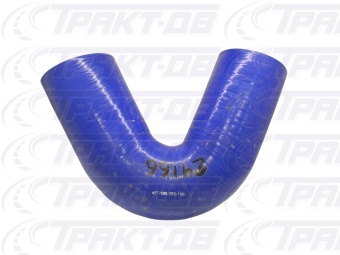 Патрубок угловой 45* (СИНИЙ) D=100,  L=150х150 24166