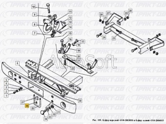 Винт переднего бампера /4310/ М6х14 1/03766/21