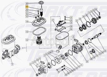 Фильтр заливной насоса ГУР 5320-3407328