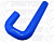 Патрубок J-образный  (СИНИЙ) D=51,  L=125х100х350, угол=180* 52314, J051-125-100-350