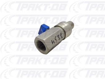 Быстросъем для гайковерта 3/8" внутренняя  3/8" наружная с краном 7854
