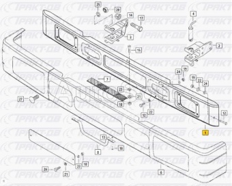 Буфер передний 65115-оригинал (завод) 65115-2803010-00