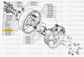 Барабан тормозной (ОАО ГАЗ) 3302-3502070-01