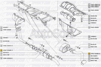 Прокладка глушителя Patriot 31602-1203088-10