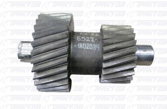 Вал промежуточный раздаточной коробки  6522-оригинал (завод) 6522-1802084-02