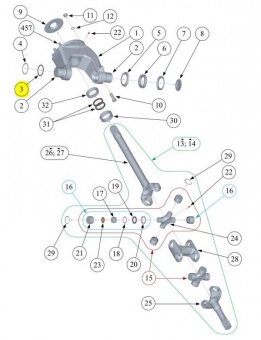 Кольцо "О"  69,1х5,8-3 3021 О 032