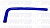 Патрубок Г-образный  (СИНИЙ) D=25,  L=500х175, угол=90* 95227, Г025-500*175