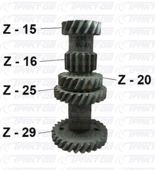 Блок шестерен КПП 24-1701050