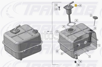 Фильтр масляного бака в сборе (Ливны) 5511-8608310