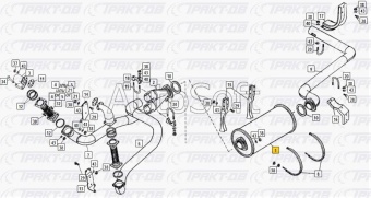Глушитель (бензовоз) (КМТС) 4925-1201010