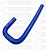 Патрубок J-образный  (СИНИЙ) D=22,  L=125х100х350, угол=180* 52306