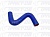 Патрубок Z-образный  (СИНИЙ) D=27,  L=150х200х150, угол=45* 50812