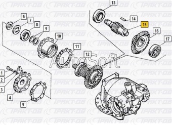 Вал 110 (14 зуб.) 5,94  EURO -оригинал (завод) 53205-2402110-30