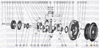 Диск нажимной (корзина сцепления) (Триал) ГАЗ-3309 (Д-245) 4301-1601090