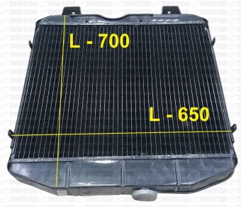 Радиатор основной (3-рядный, медный)  (ШААЗ) 66-1301010