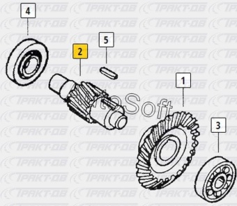 Вал 110 (16 зуб.) EURO-III -оригинал (завод) 65115-2402110-60