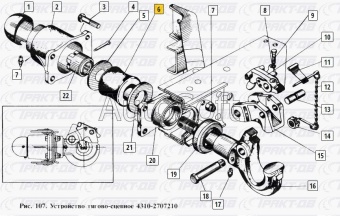 Буфер буксирного устройства 5320-2707225