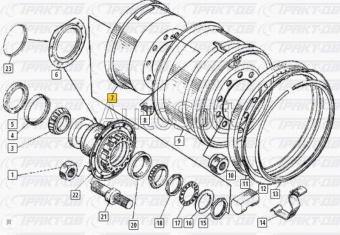 Барабан тормозной 4310-оригинал (завод) 4310-3501070-00