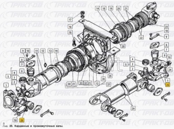 Болт карданный М12х1,25х32 290863-П29