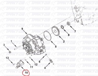 Дозатор (актуатор) топлива  (BOSCH) 0928400745